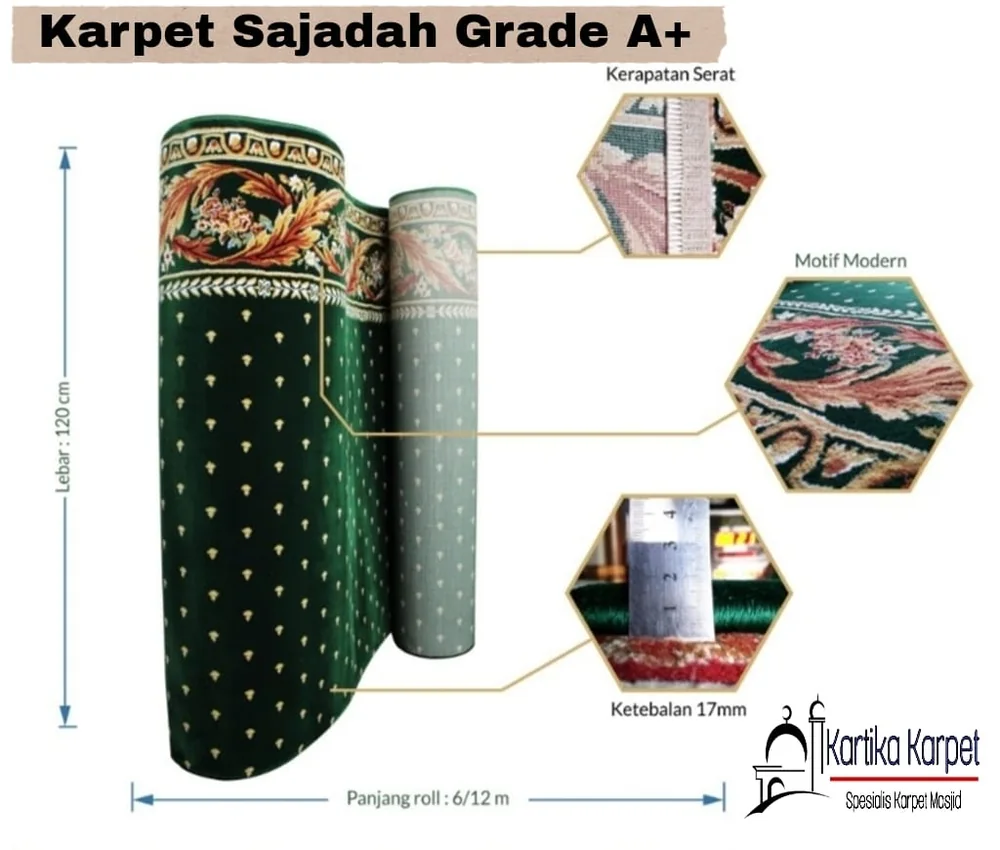 Karpet sajadah Grade A Plus Kartika Karpet