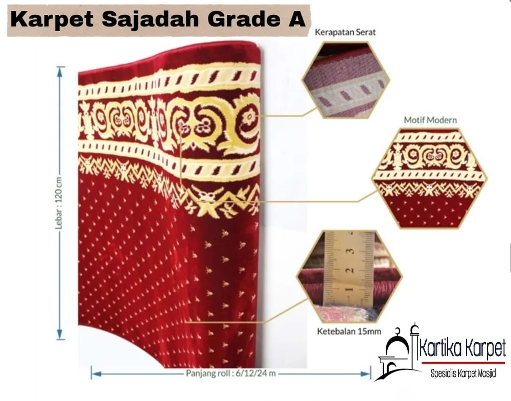 Karpet sajadah Grade A premium untuk masjid