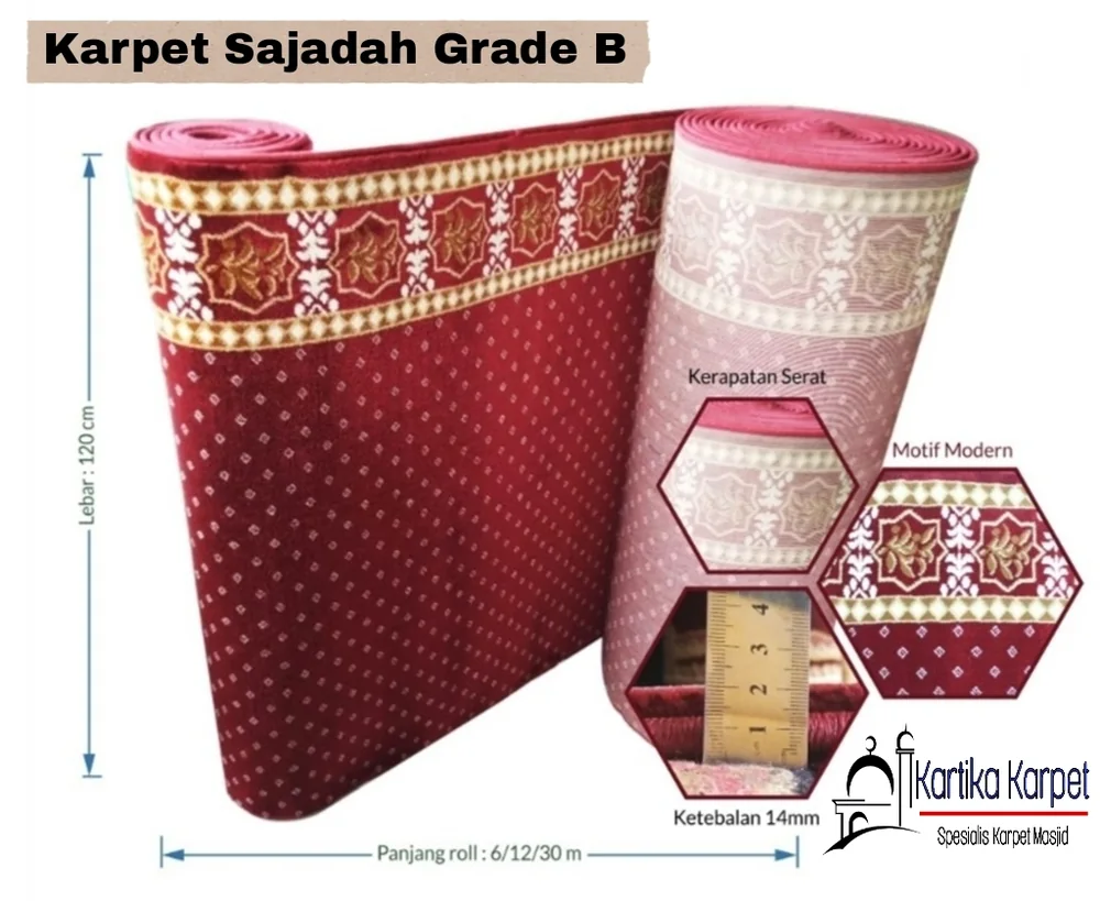 Karpet masjid Grade B Kartika Karpet